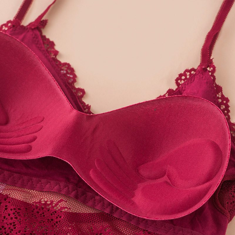 3D Sexy Lingerie Seamless Spor - Sheer Bra Lace 评论和价格